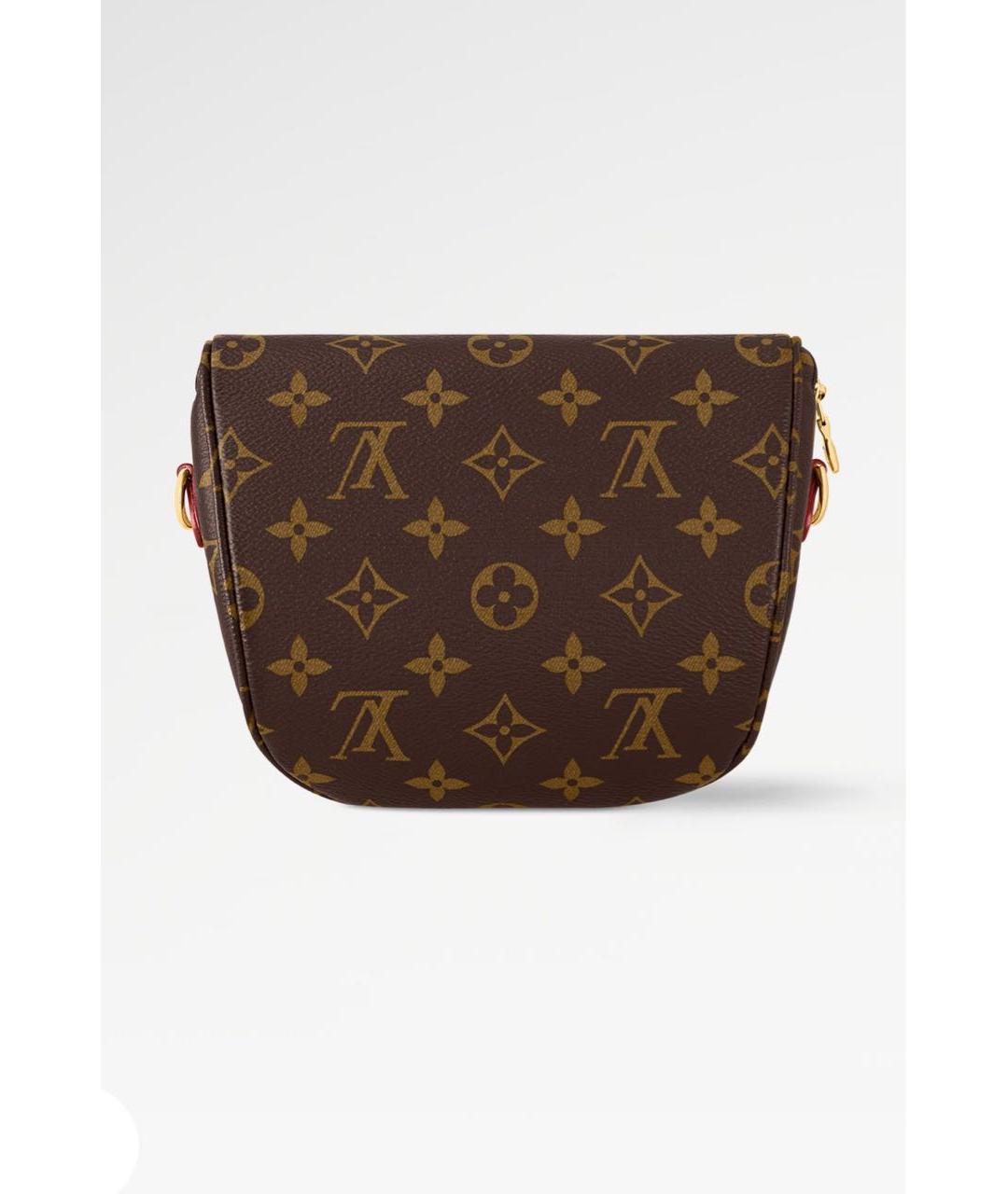 LOUIS VUITTON Коричневая сумка через плечо из канвы, фото 3