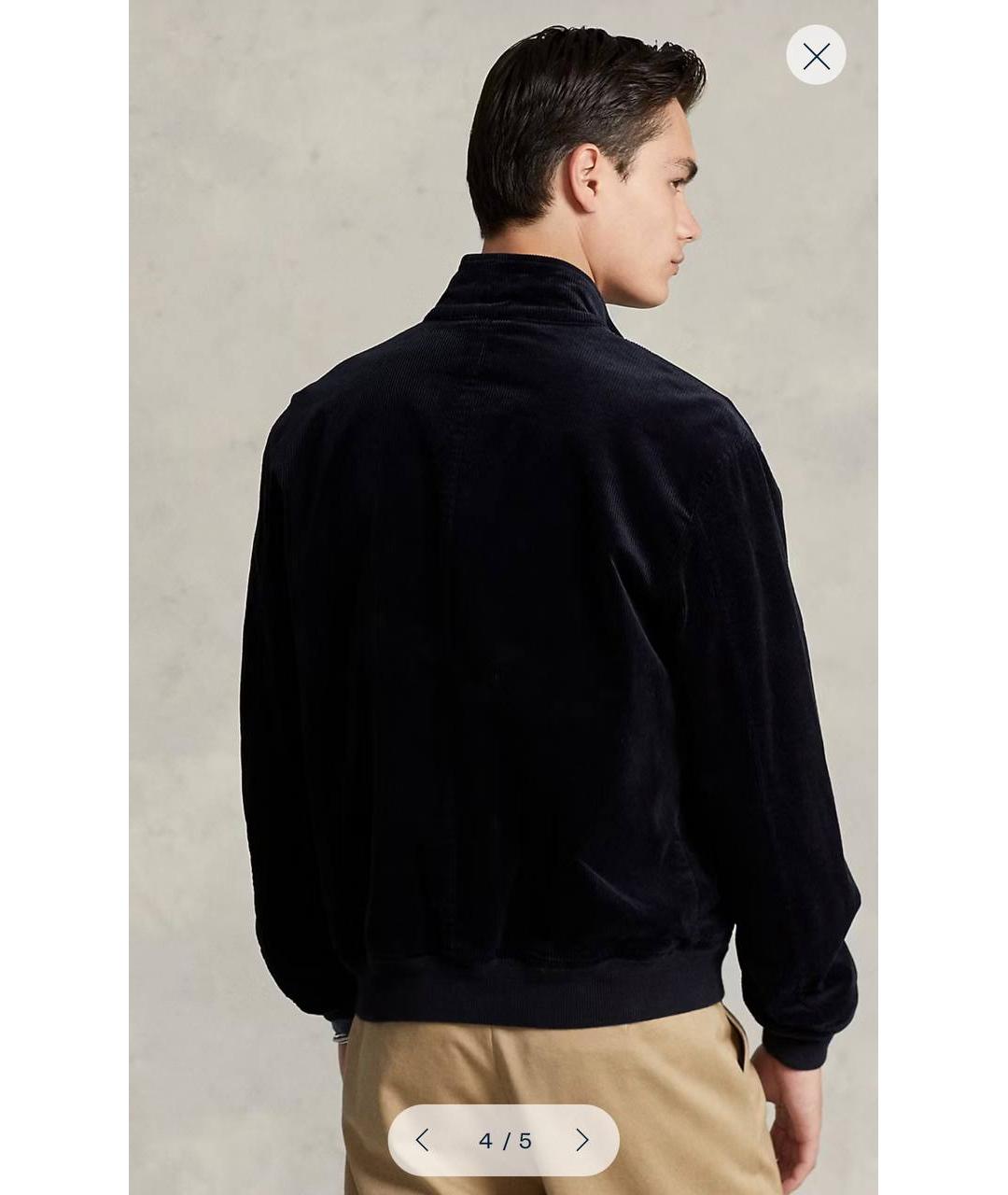 POLO RALPH LAUREN Синяя хлопковая куртка, фото 8