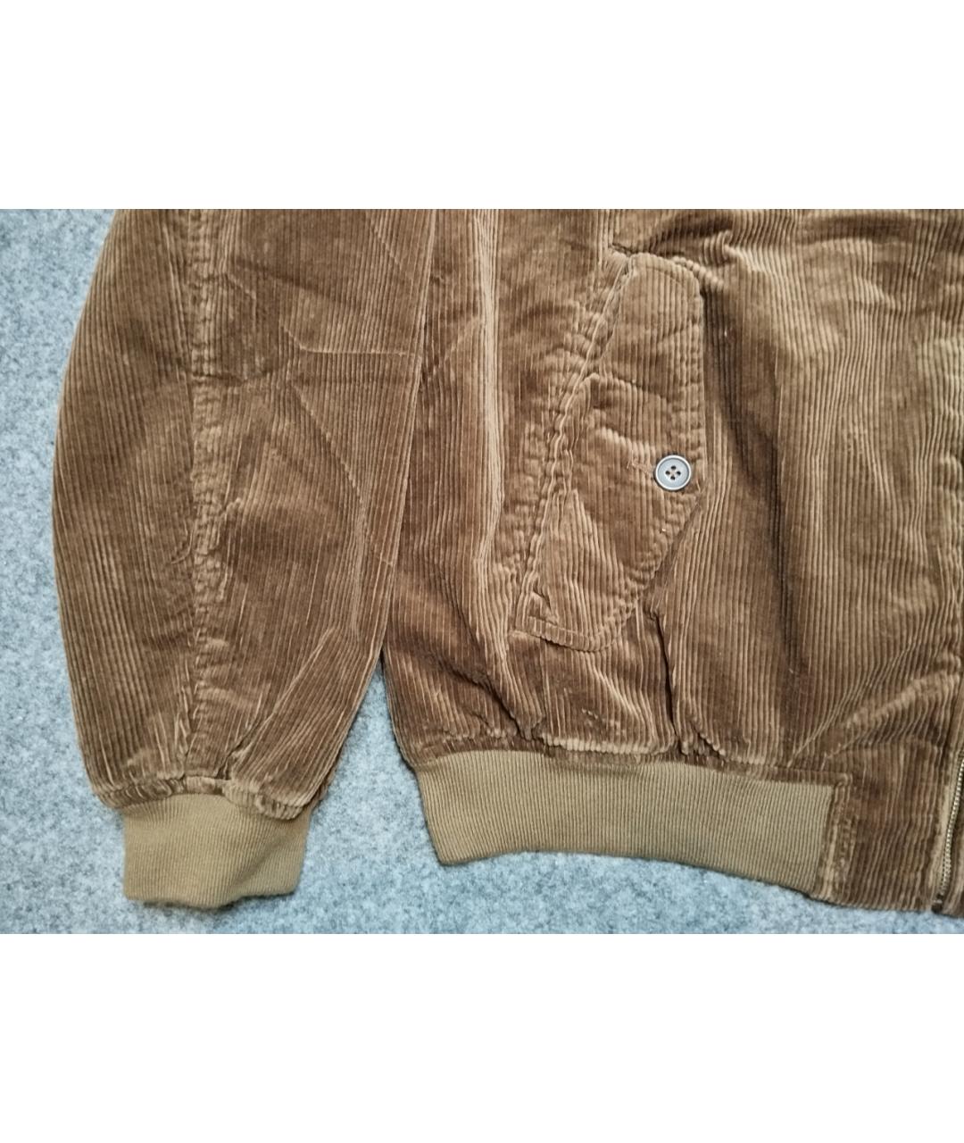 POLO RALPH LAUREN Коричневая хлопковая куртка, фото 4