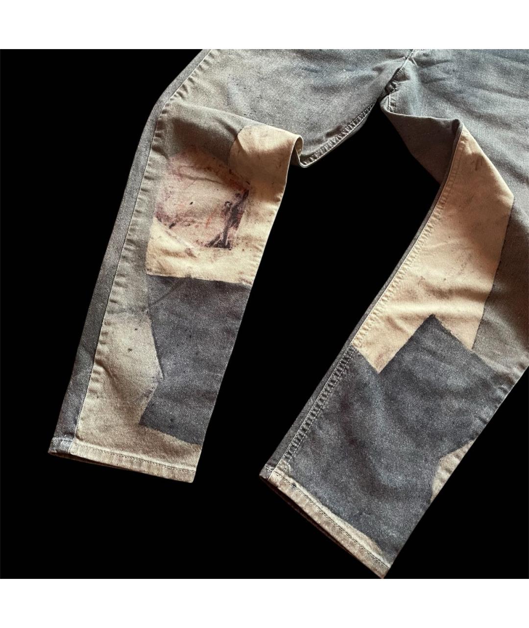 ISABEL MARANT Мульти хлопковые прямые джинсы, фото 4