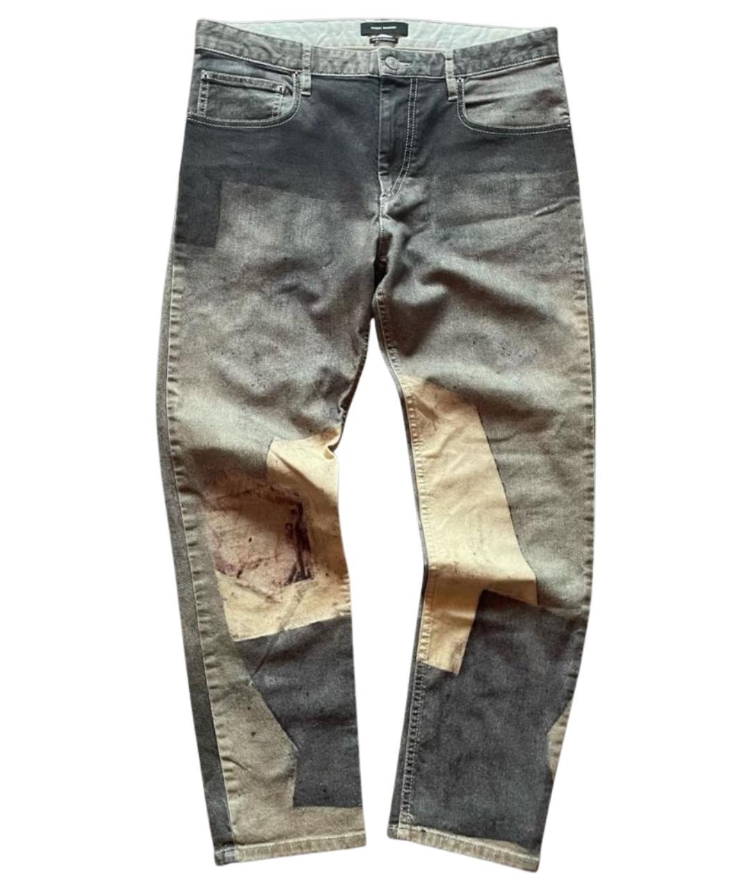 ISABEL MARANT Мульти хлопковые прямые джинсы, фото 1