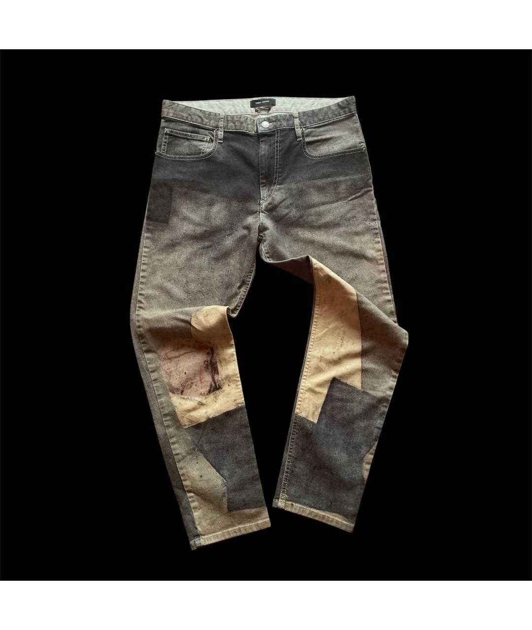 ISABEL MARANT Мульти хлопковые прямые джинсы, фото 2