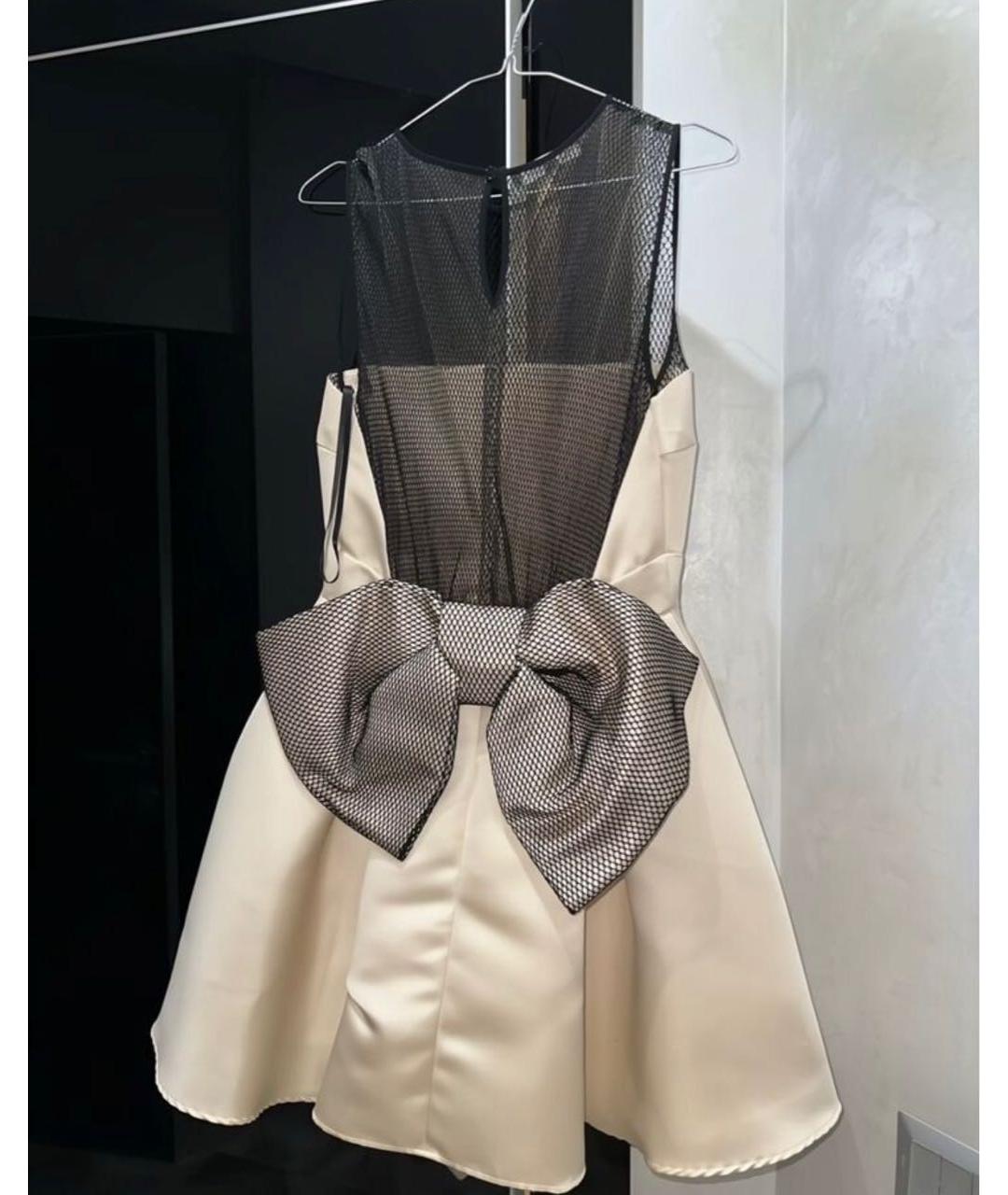 ELISABETTA FRANCHI Розовое атласное вечернее платье, фото 2