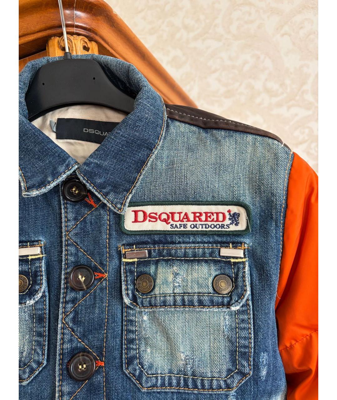 DSQUARED2 Мульти шерстяная куртка, фото 4