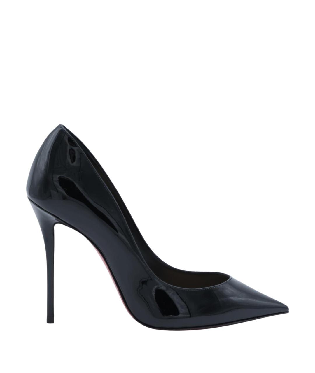 CHRISTIAN LOUBOUTIN Черные туфли из лакированной кожи, фото 1