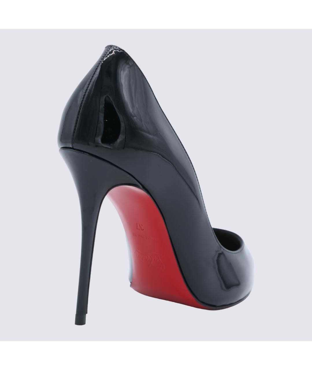 CHRISTIAN LOUBOUTIN Черные туфли из лакированной кожи, фото 3