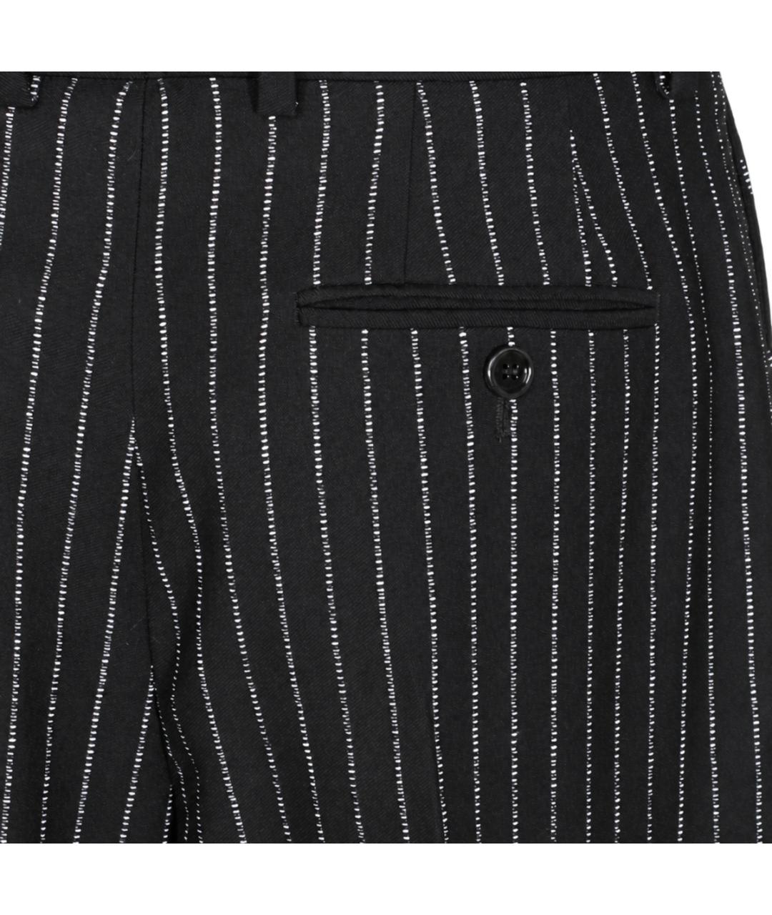 DOLCE&GABBANA Мульти шерстяные прямые брюки, фото 4