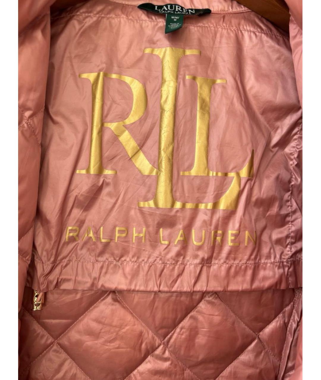 RALPH LAUREN Коралловая полиэстеровая куртка, фото 6