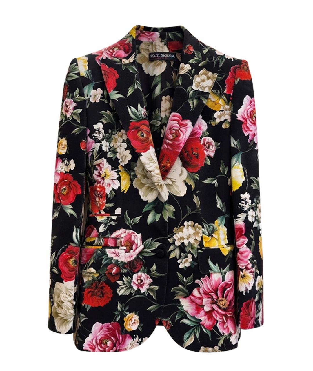 DOLCE&GABBANA Мульти хлопковый жакет/пиджак, фото 1