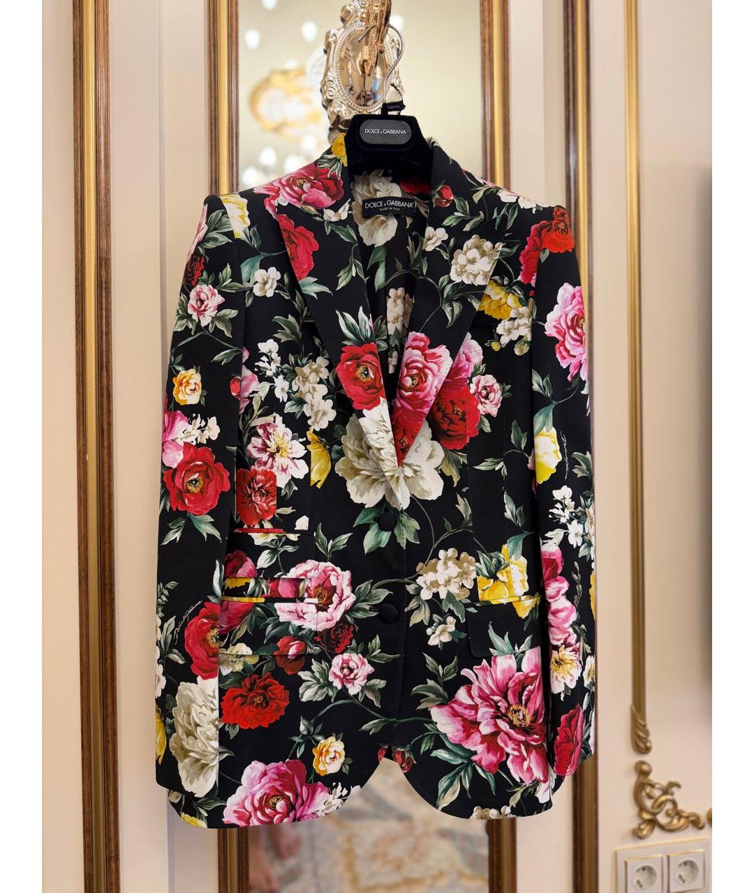 DOLCE&GABBANA Мульти хлопковый жакет/пиджак, фото 7