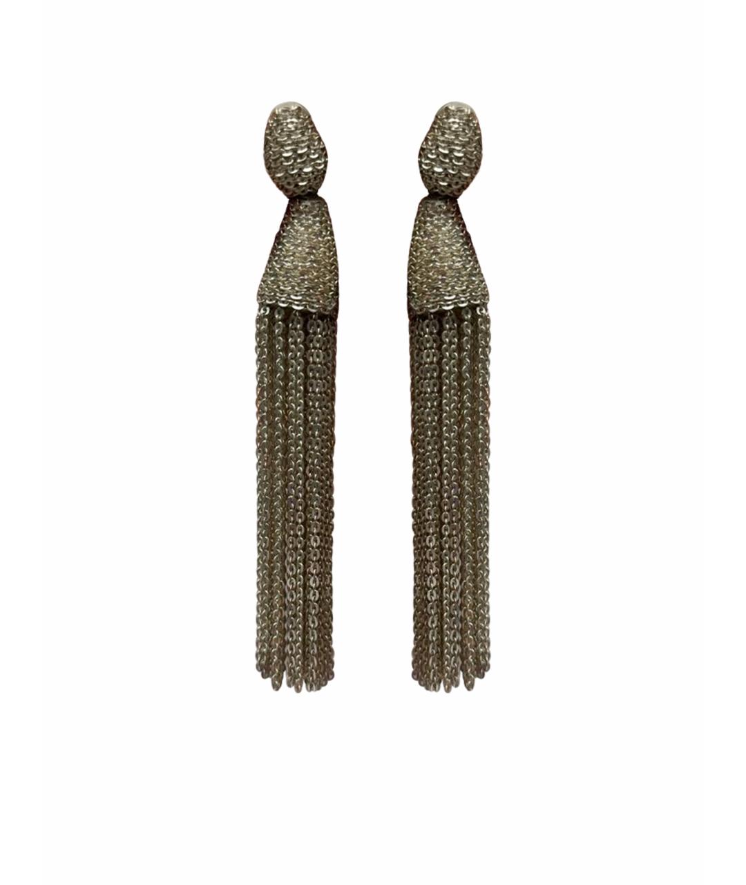 OSCAR DE LA RENTA Серебряные серебряные серьги, фото 1