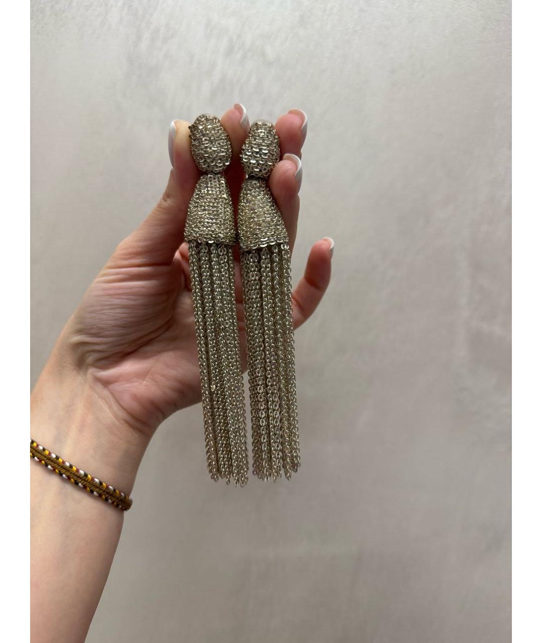 OSCAR DE LA RENTA Серебряные серебряные серьги, фото 4