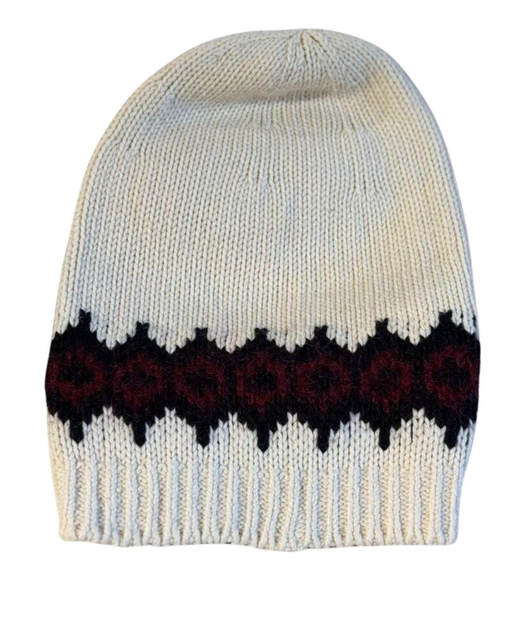 GUCCI Белая шапка, фото 1