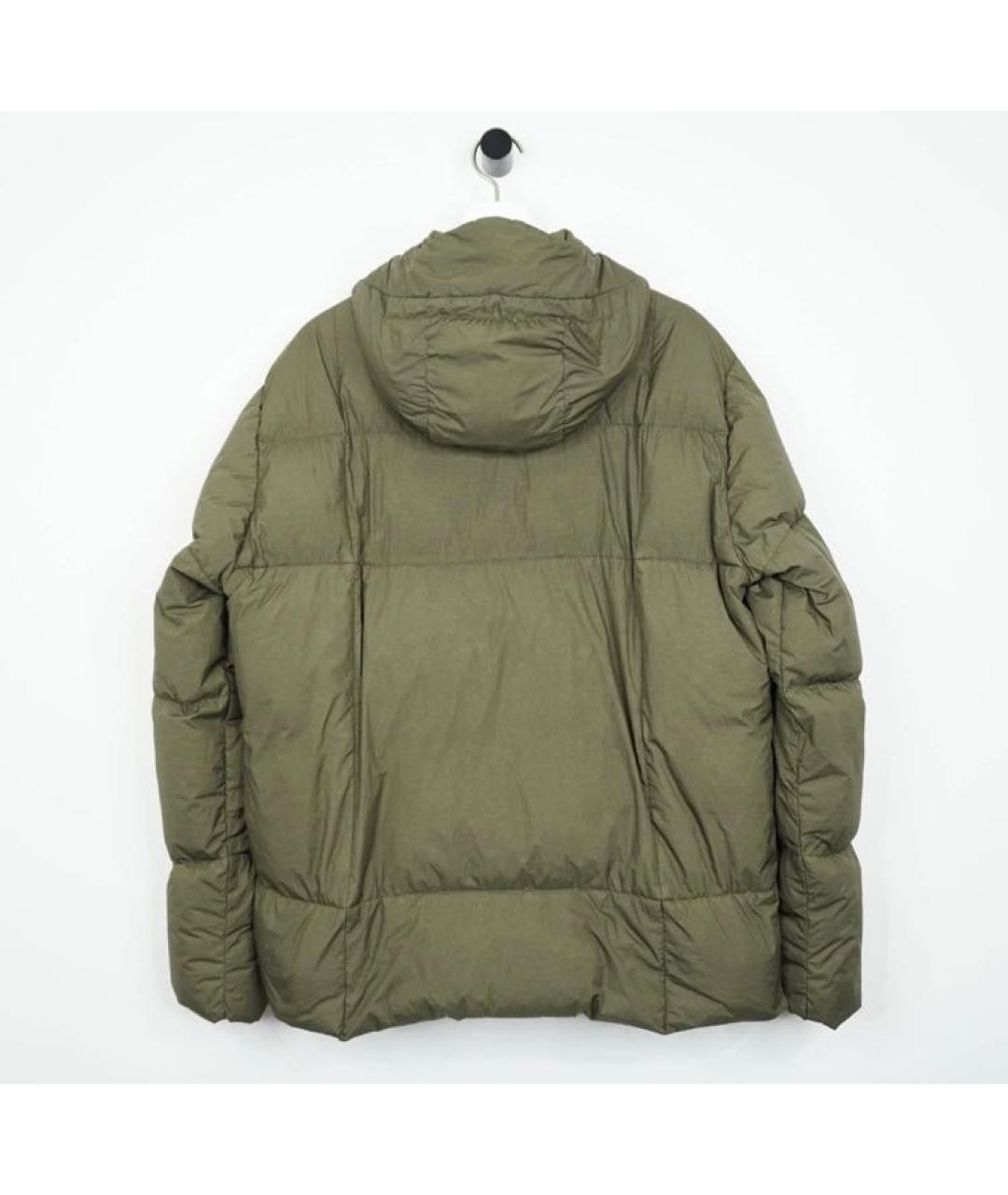 STONE ISLAND Хаки нейлоновый пуховик, фото 2