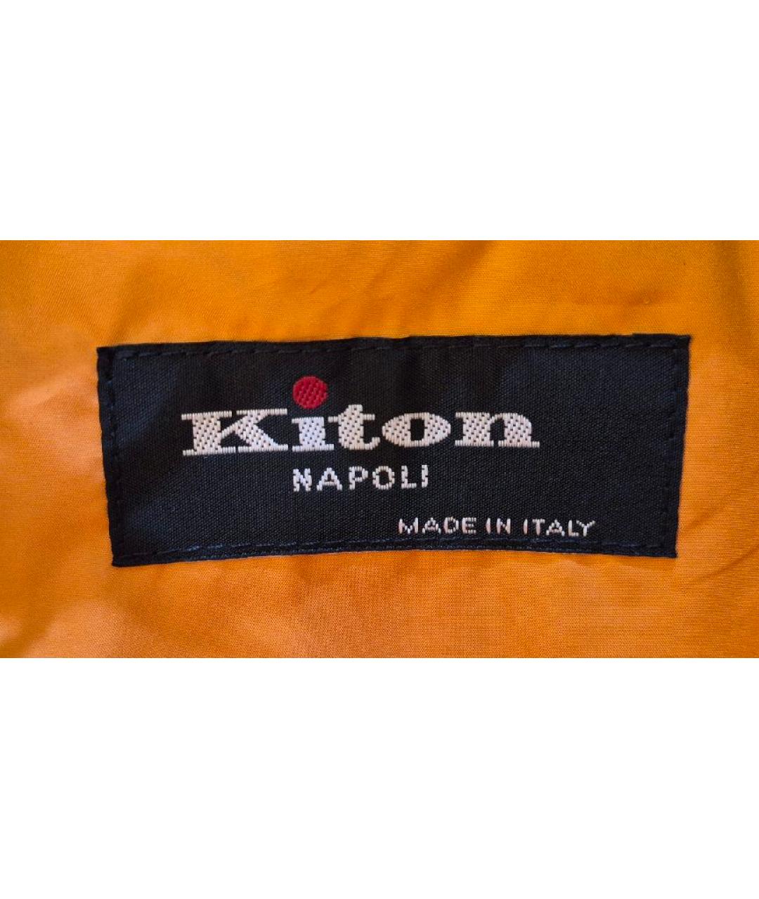 KITON Оранжевая полиамидовая парка, фото 5