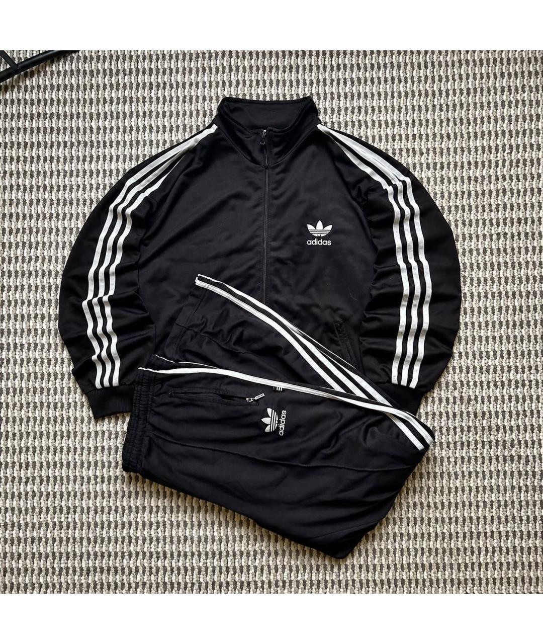 ADIDAS Черный полиэстеровый спортивный костюм, фото 3
