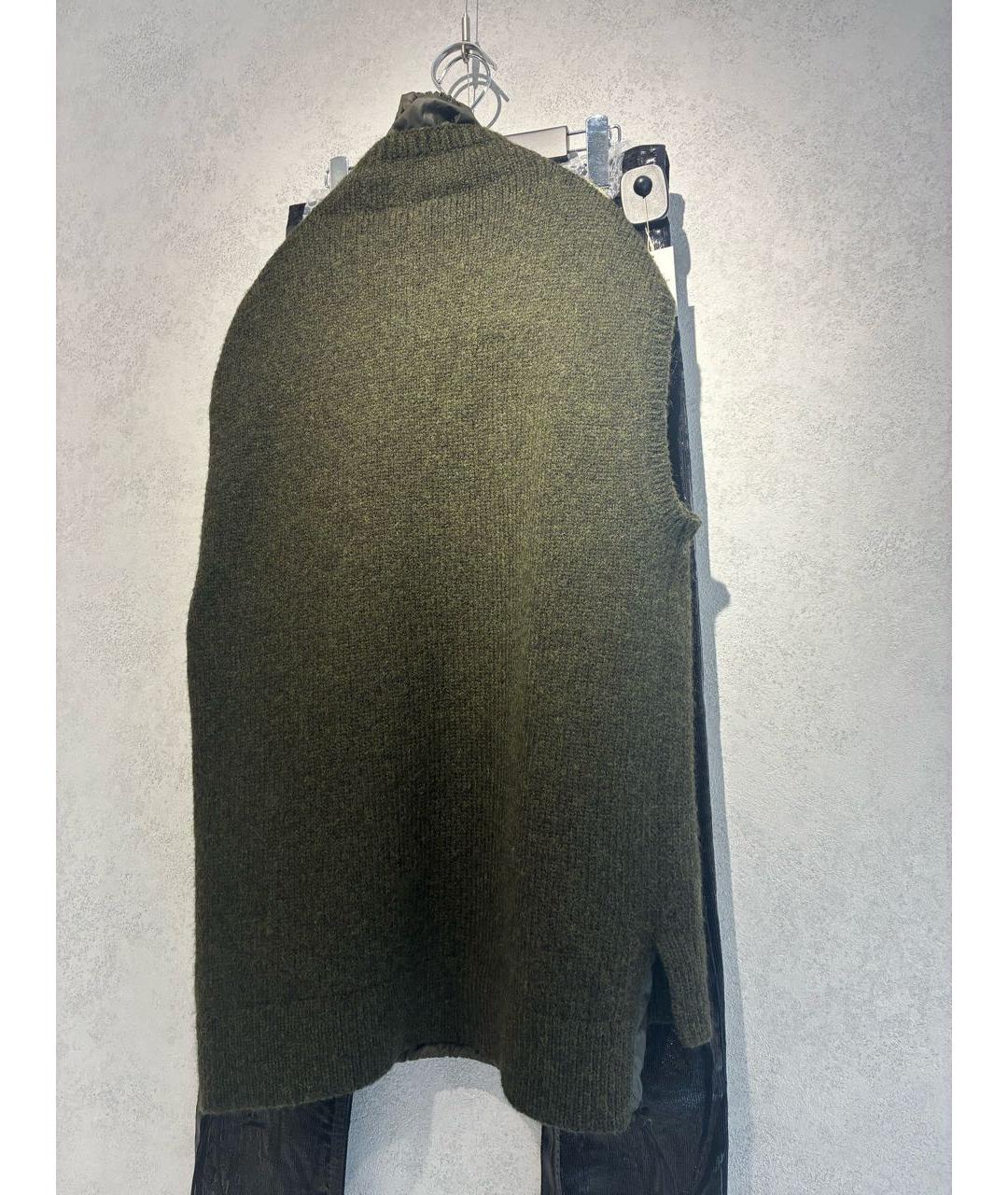 3.1 PHILLIP LIM Хаки шерстяная жилетка, фото 2