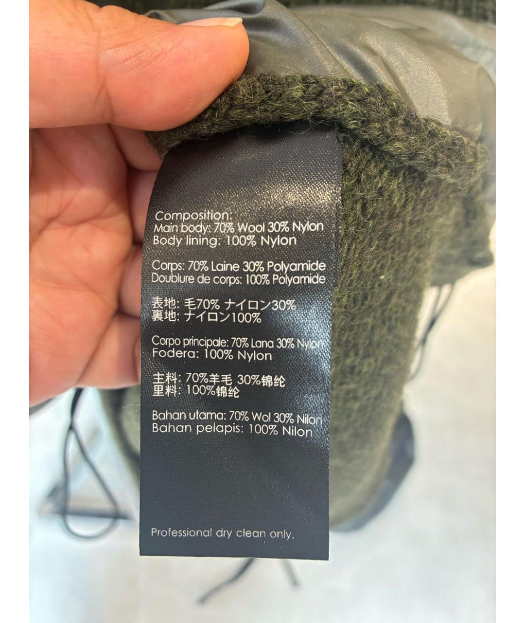 3.1 PHILLIP LIM Хаки шерстяная жилетка, фото 4