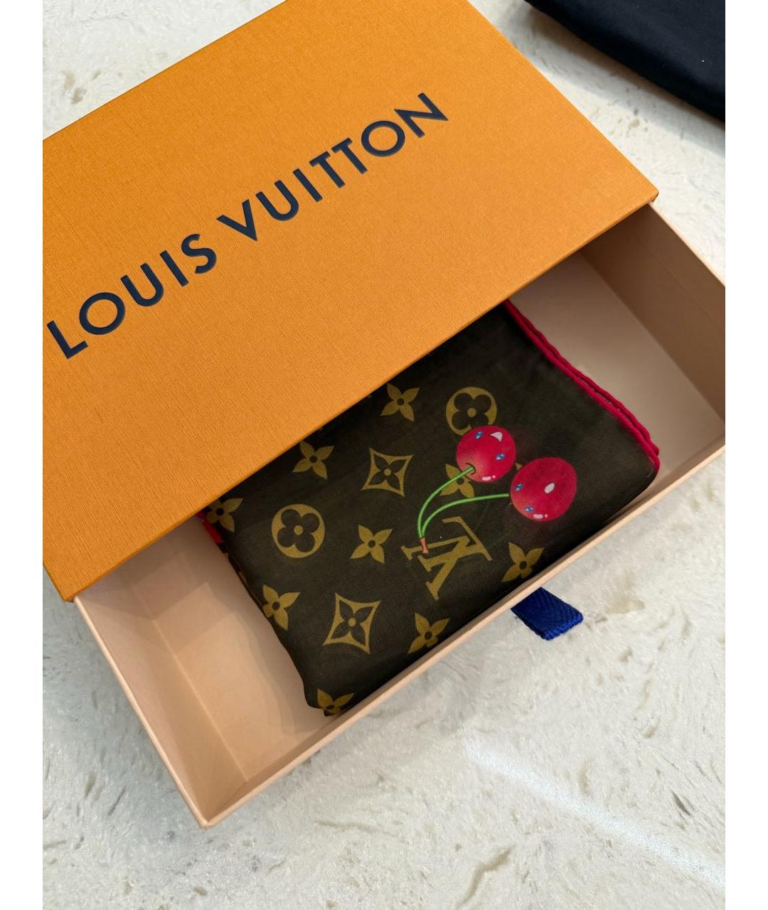 LOUIS VUITTON Коричневая повязка на голову, фото 3