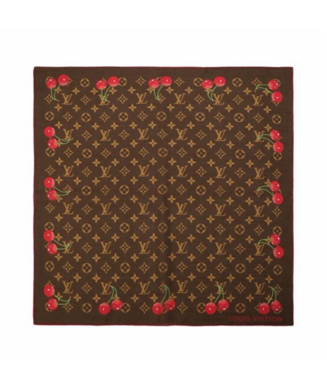 LOUIS VUITTON Коричневая повязка на голову, фото 1