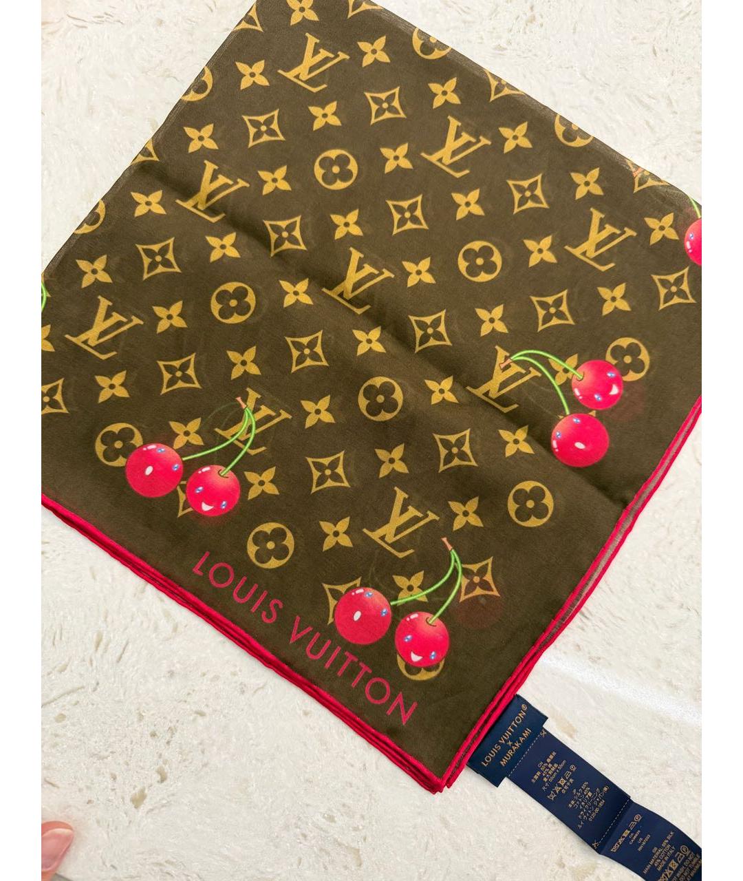 LOUIS VUITTON Коричневая повязка на голову, фото 2