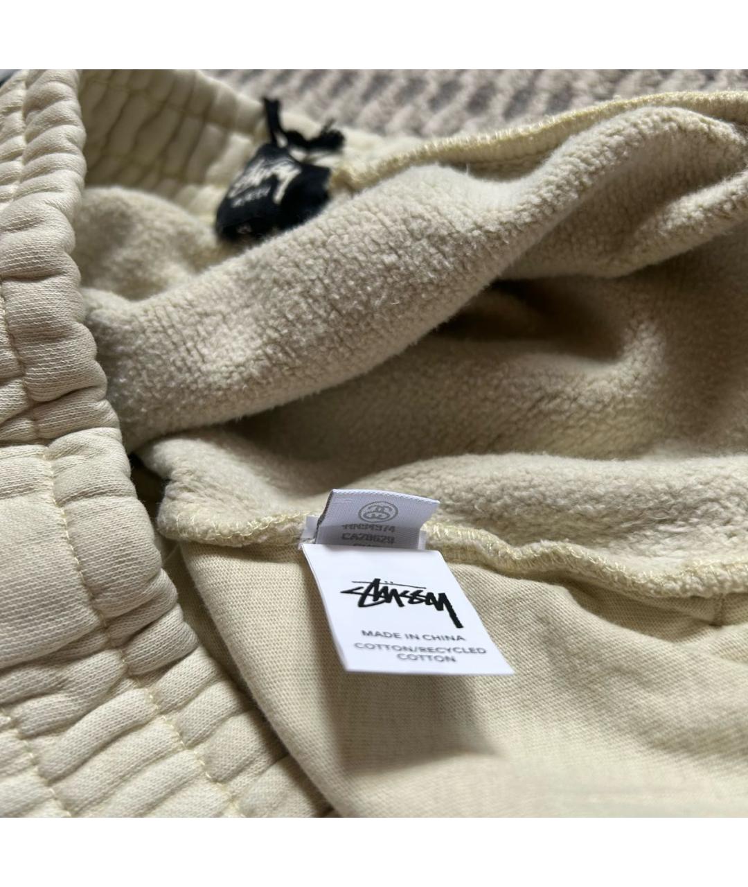 STUSSY Бежевые хлопковые шорты, фото 7