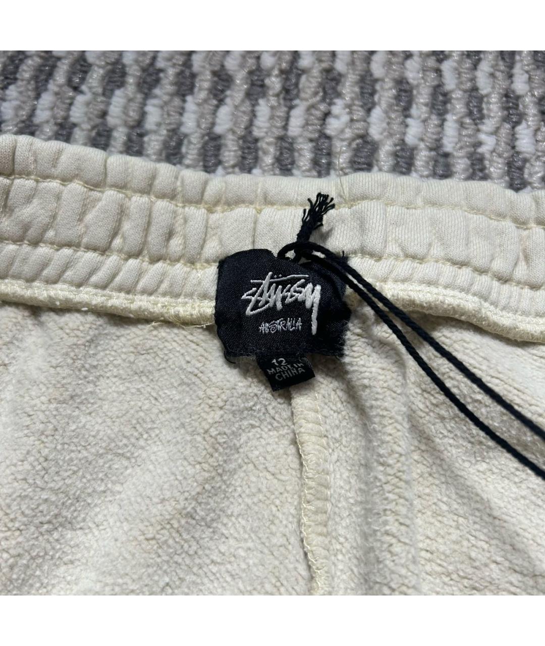 STUSSY Бежевые хлопковые шорты, фото 4
