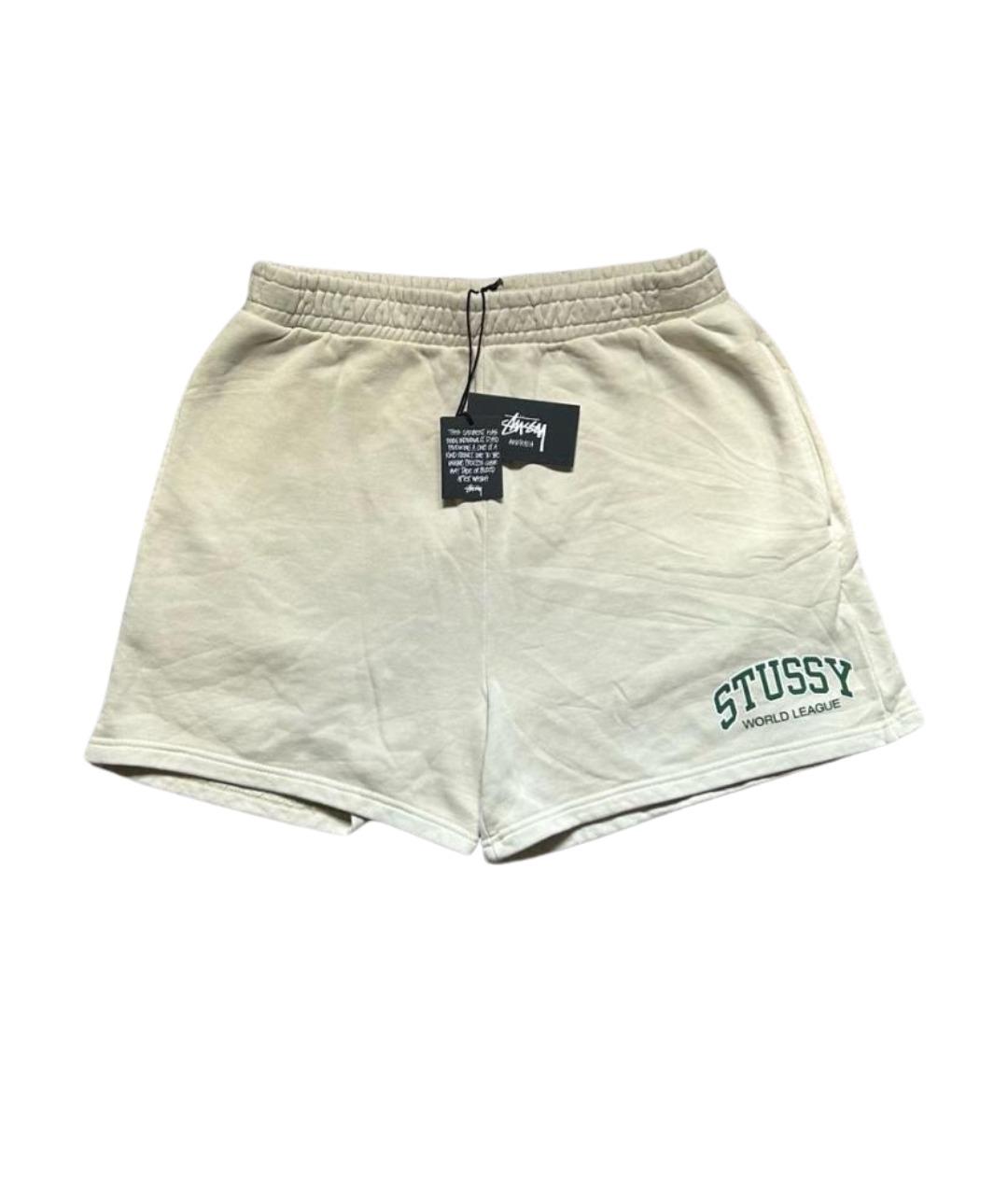 STUSSY Бежевые хлопковые шорты, фото 1