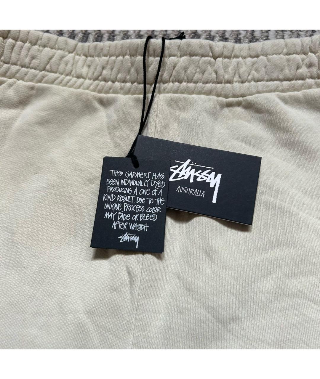 STUSSY Бежевые хлопковые шорты, фото 3