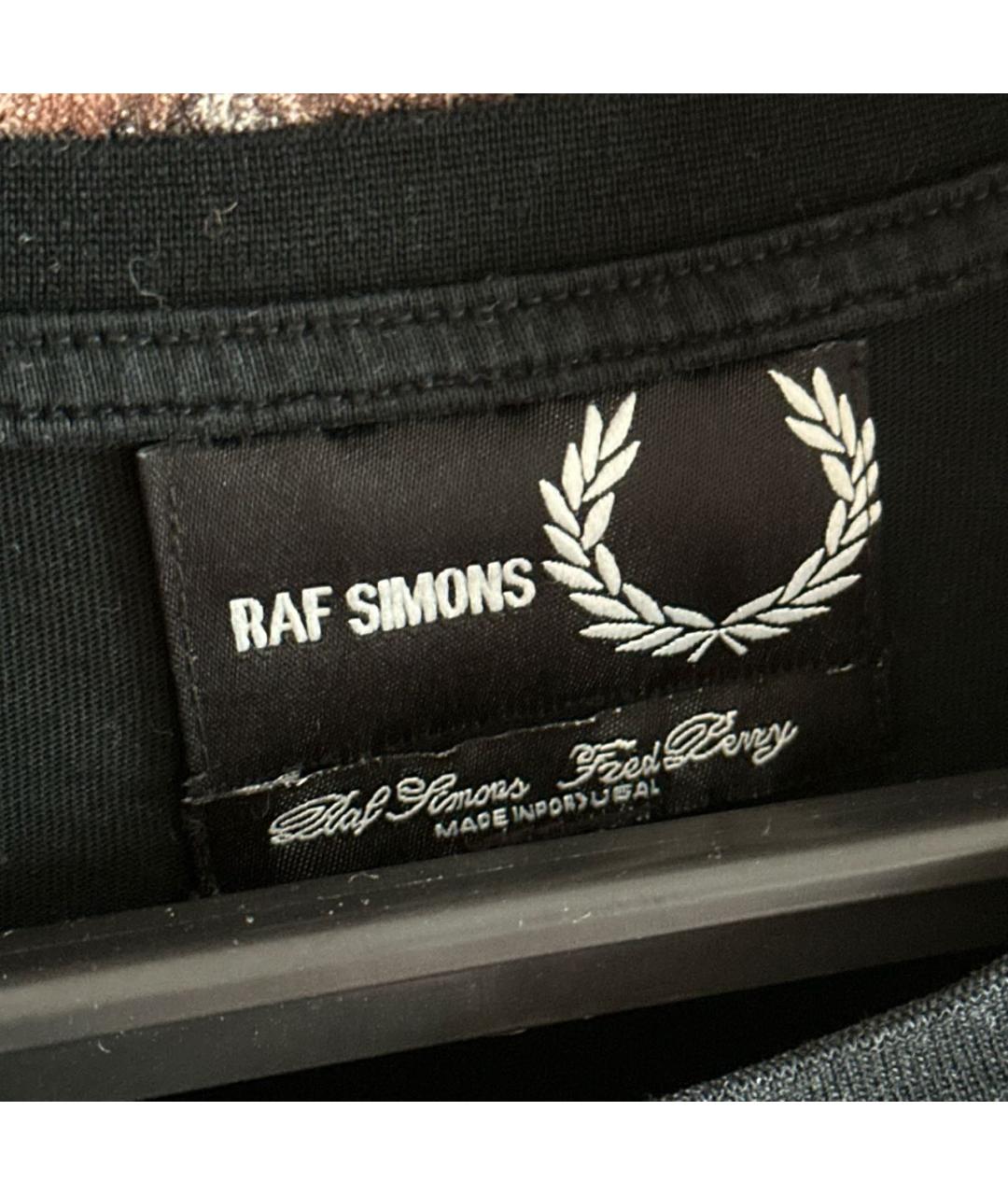 RAF SIMONS Черная хлопковая футболка, фото 6