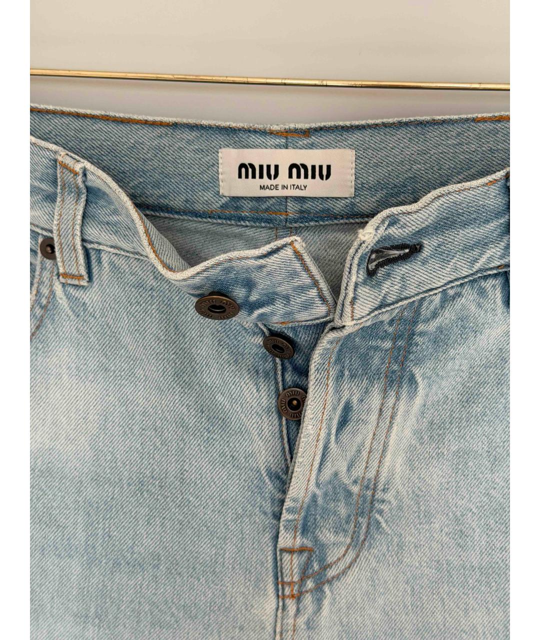 MIU MIU Прямые джинсы, фото 2