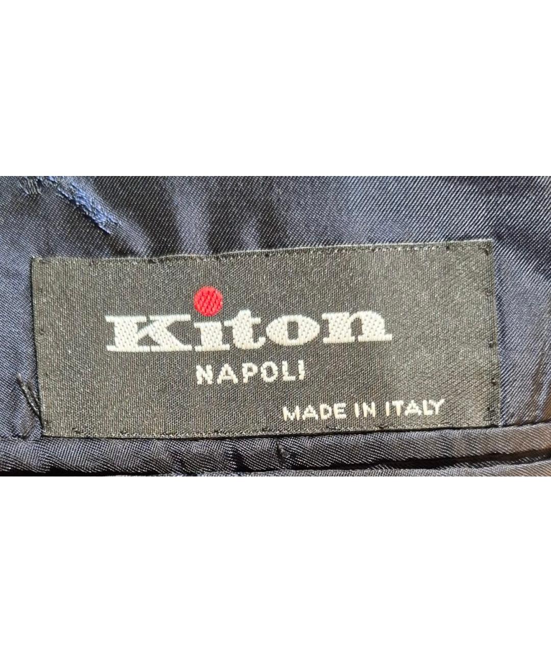 KITON Черный вечерний костюм, фото 8
