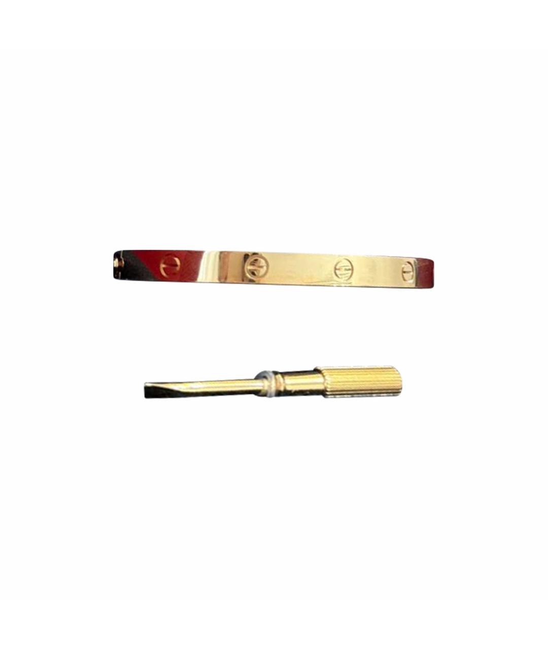 CARTIER Желтый браслет из желтого золота, фото 1