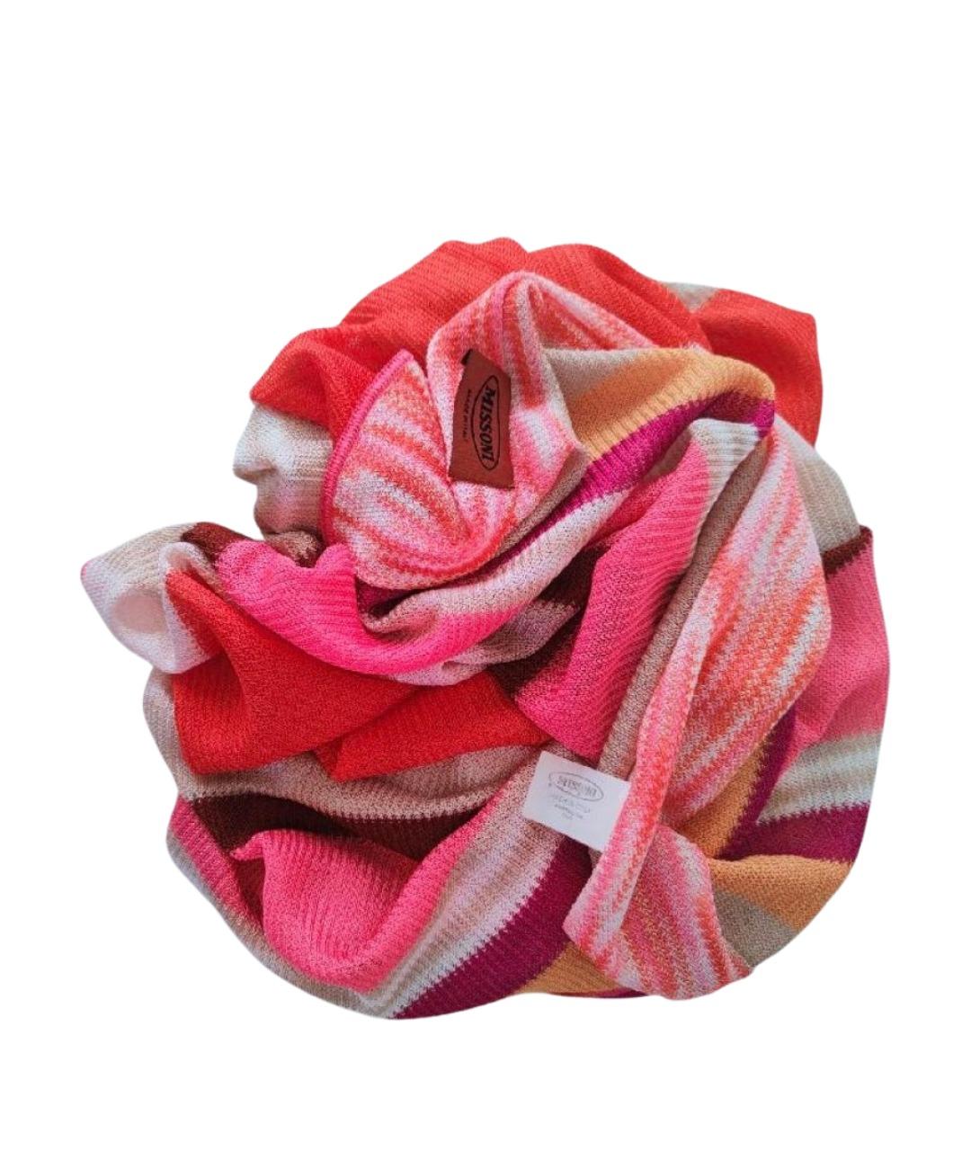 MISSONI Розовый шарф, фото 1