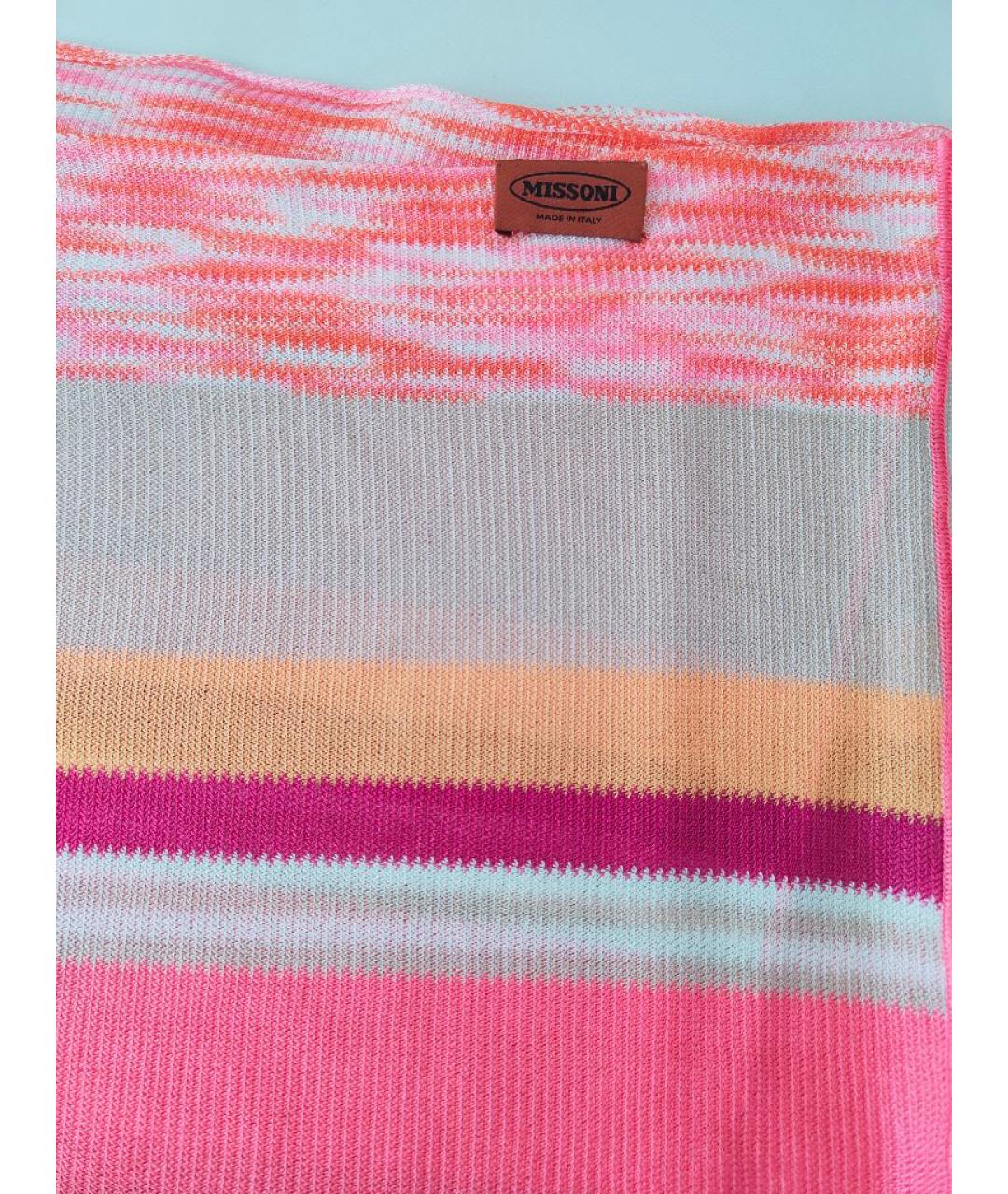 MISSONI Розовый шарф, фото 3