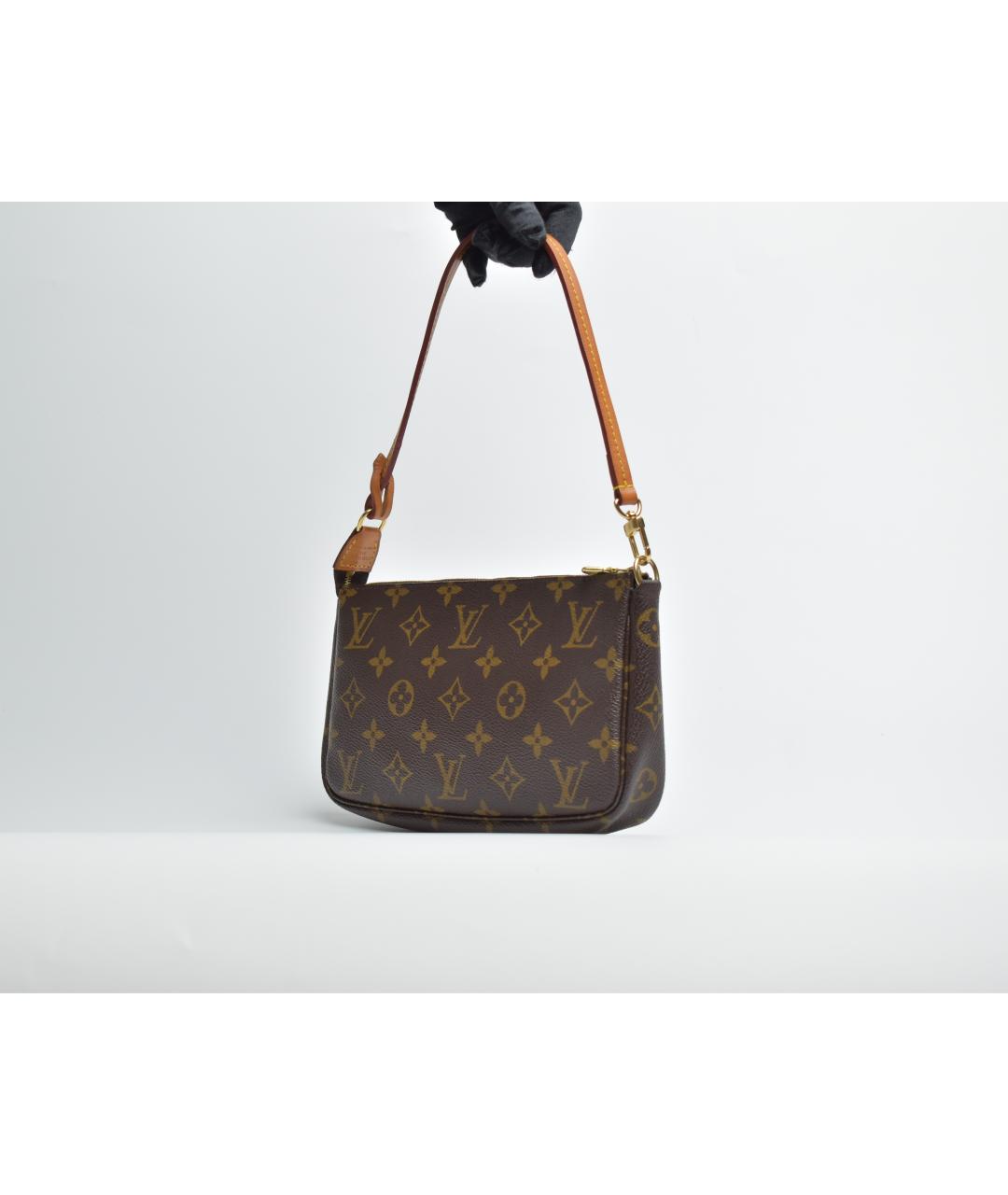 LOUIS VUITTON Коричневая сумка через плечо, фото 2