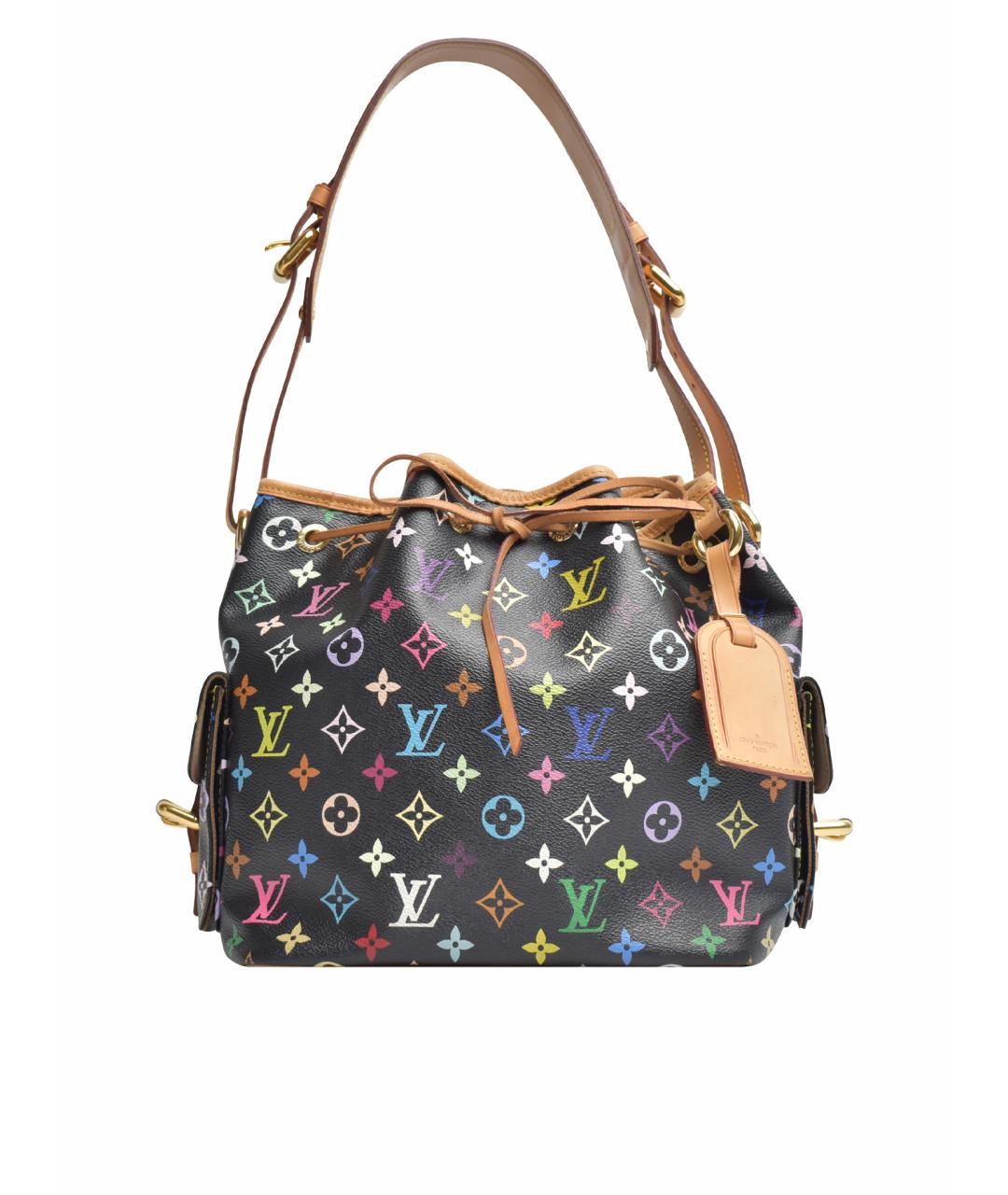 LOUIS VUITTON Черная сумка тоут из канвы, фото 1