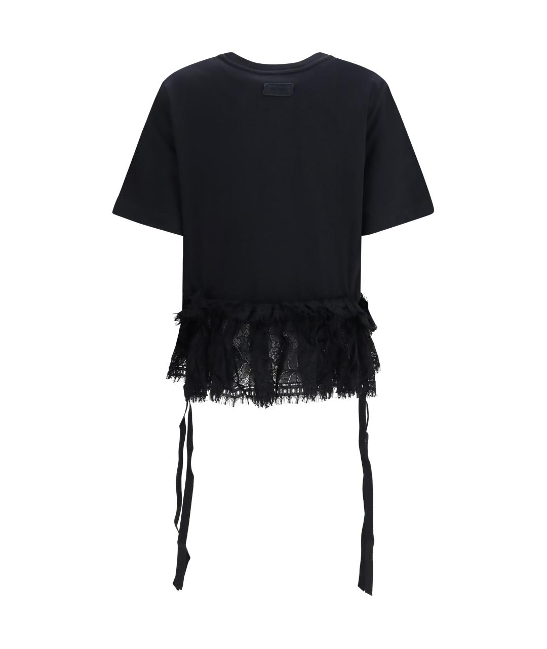 ALEXANDER MCQUEEN Черная футболка, фото 2