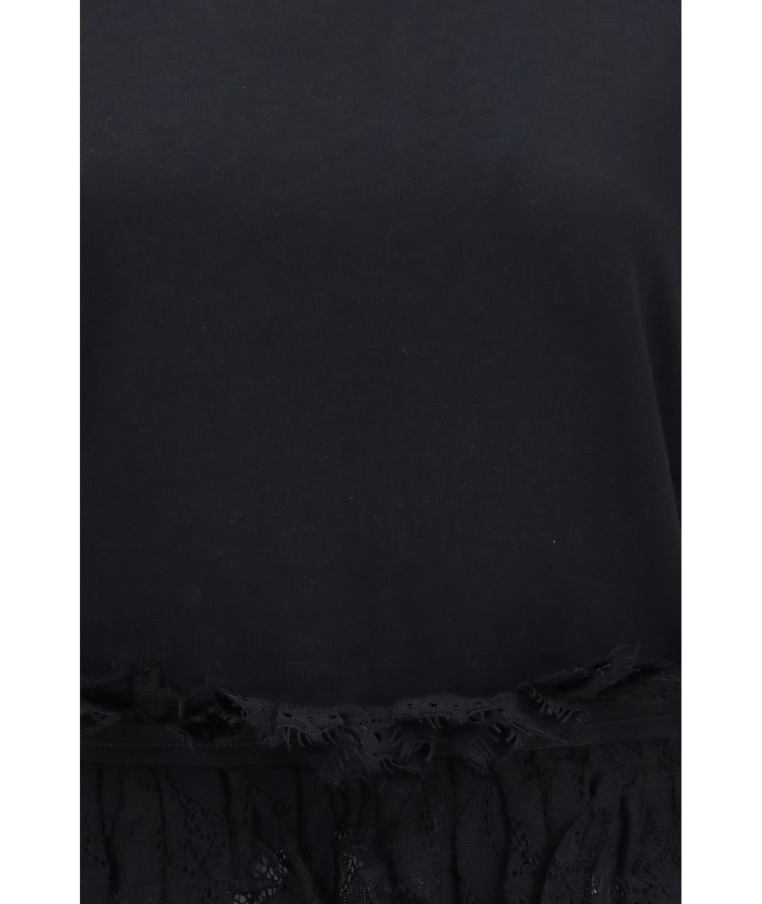 ALEXANDER MCQUEEN Черная футболка, фото 3