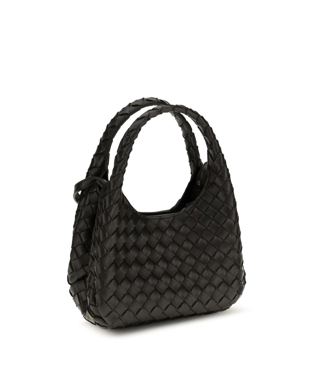 BOTTEGA VENETA Коричневая кожаная сумка через плечо, фото 2
