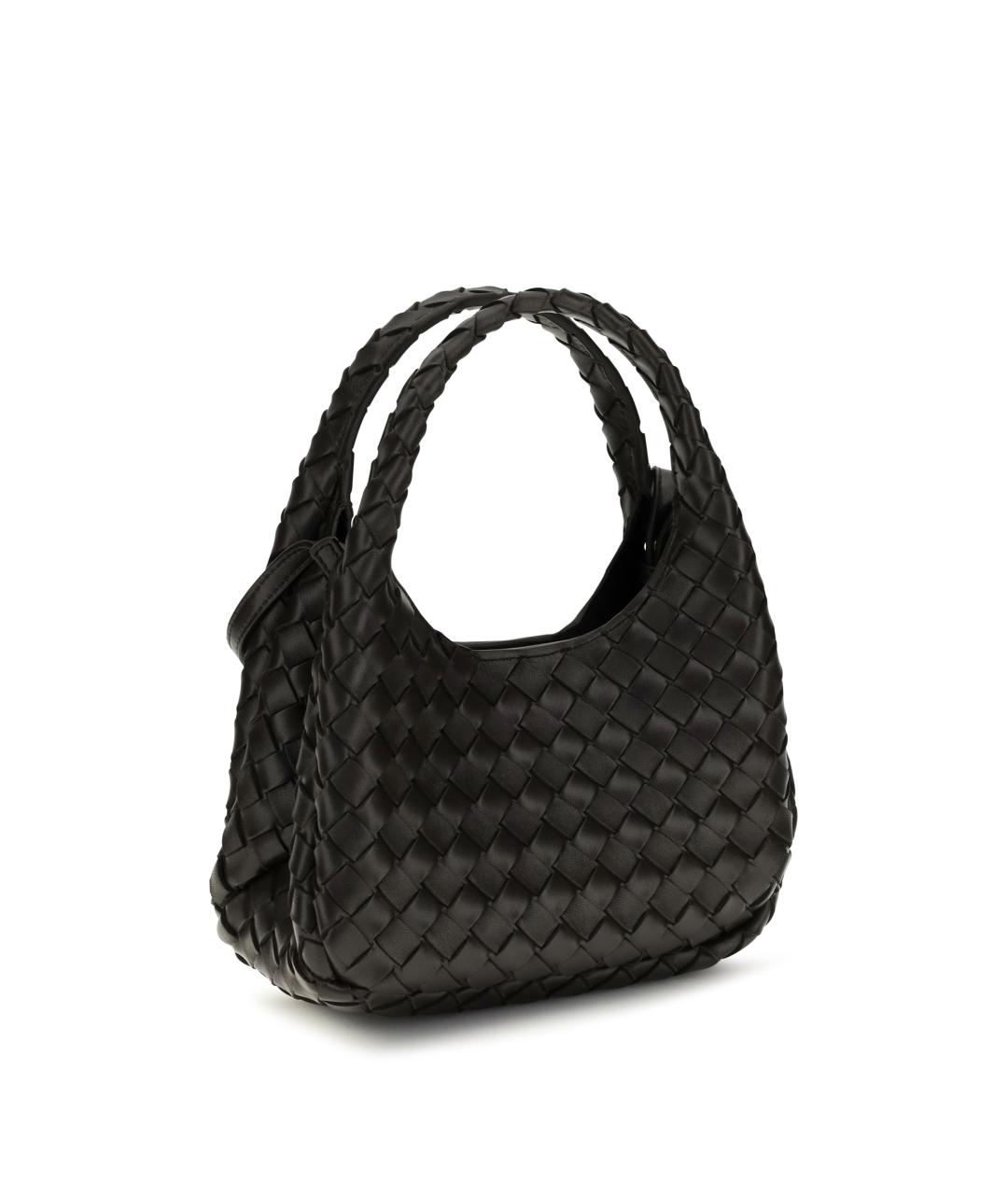 BOTTEGA VENETA Коричневая кожаная сумка через плечо, фото 3
