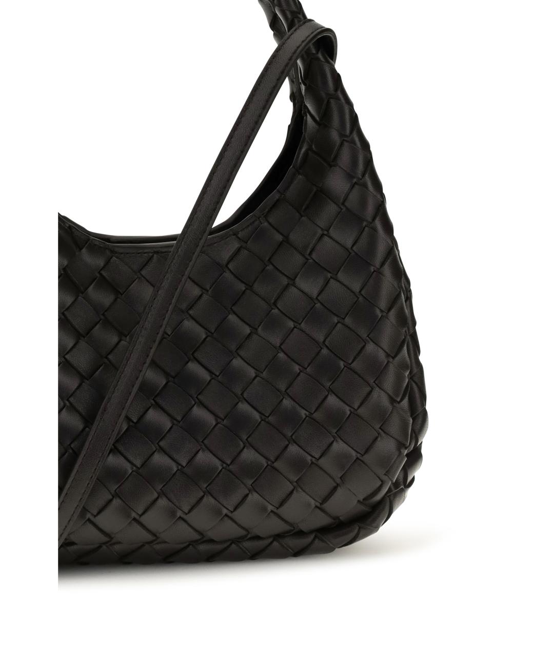 BOTTEGA VENETA Коричневая кожаная сумка через плечо, фото 4