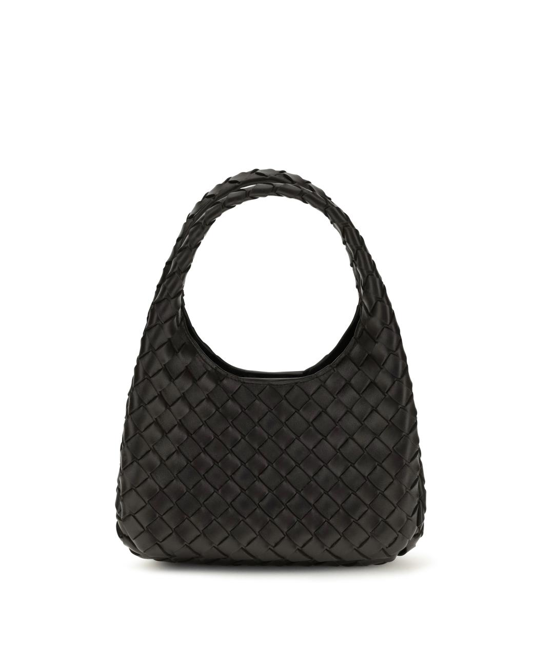 BOTTEGA VENETA Коричневая кожаная сумка через плечо, фото 5