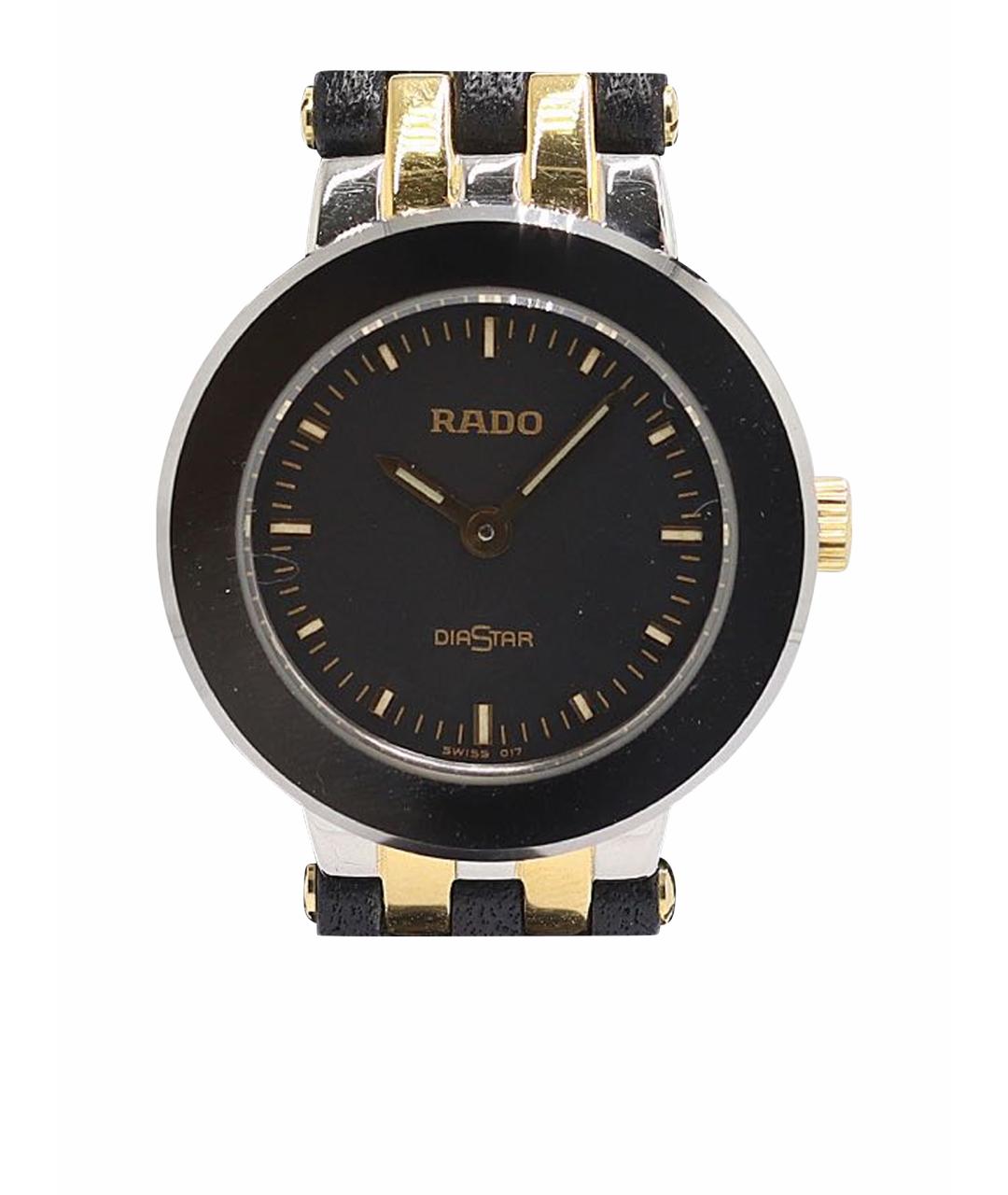 RADO Черные кожаные часы, фото 1
