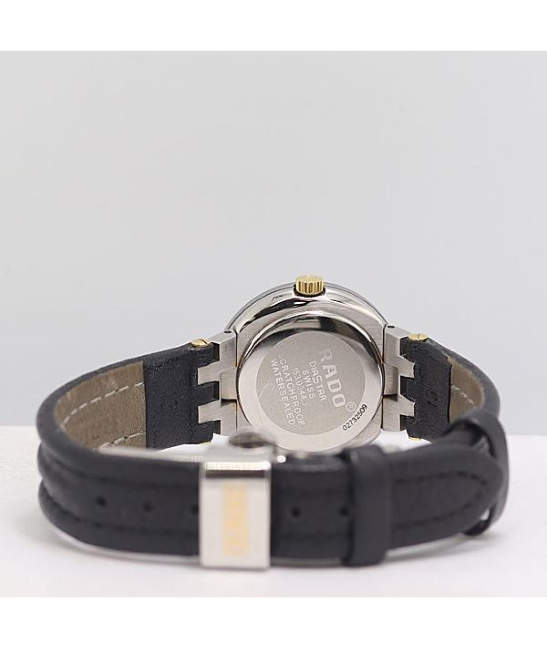 RADO Черные кожаные часы, фото 2