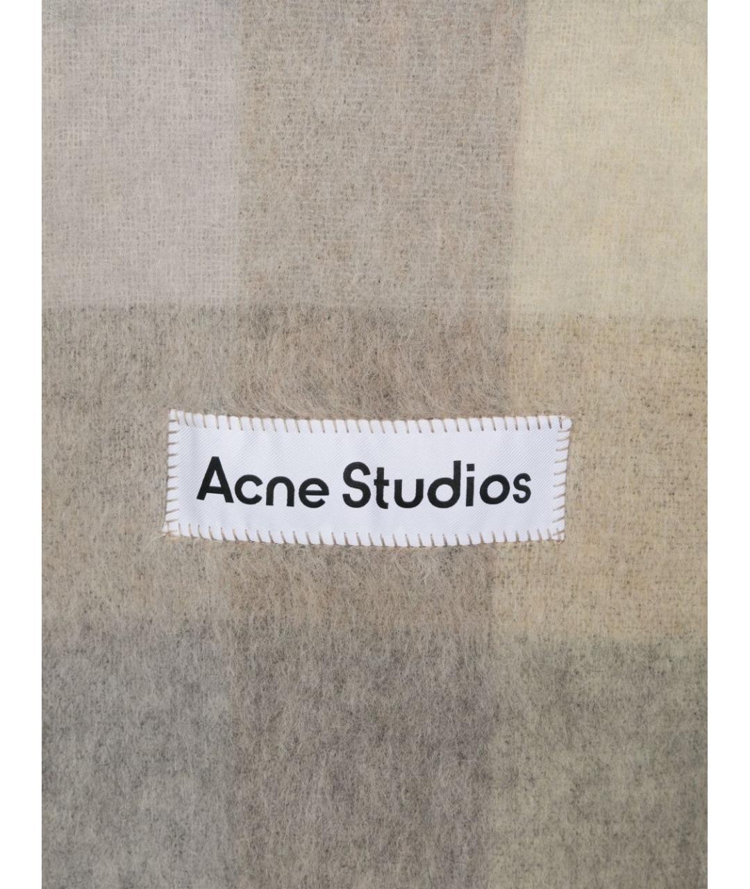 ACNE STUDIOS Мульти шерстяной шарф, фото 2