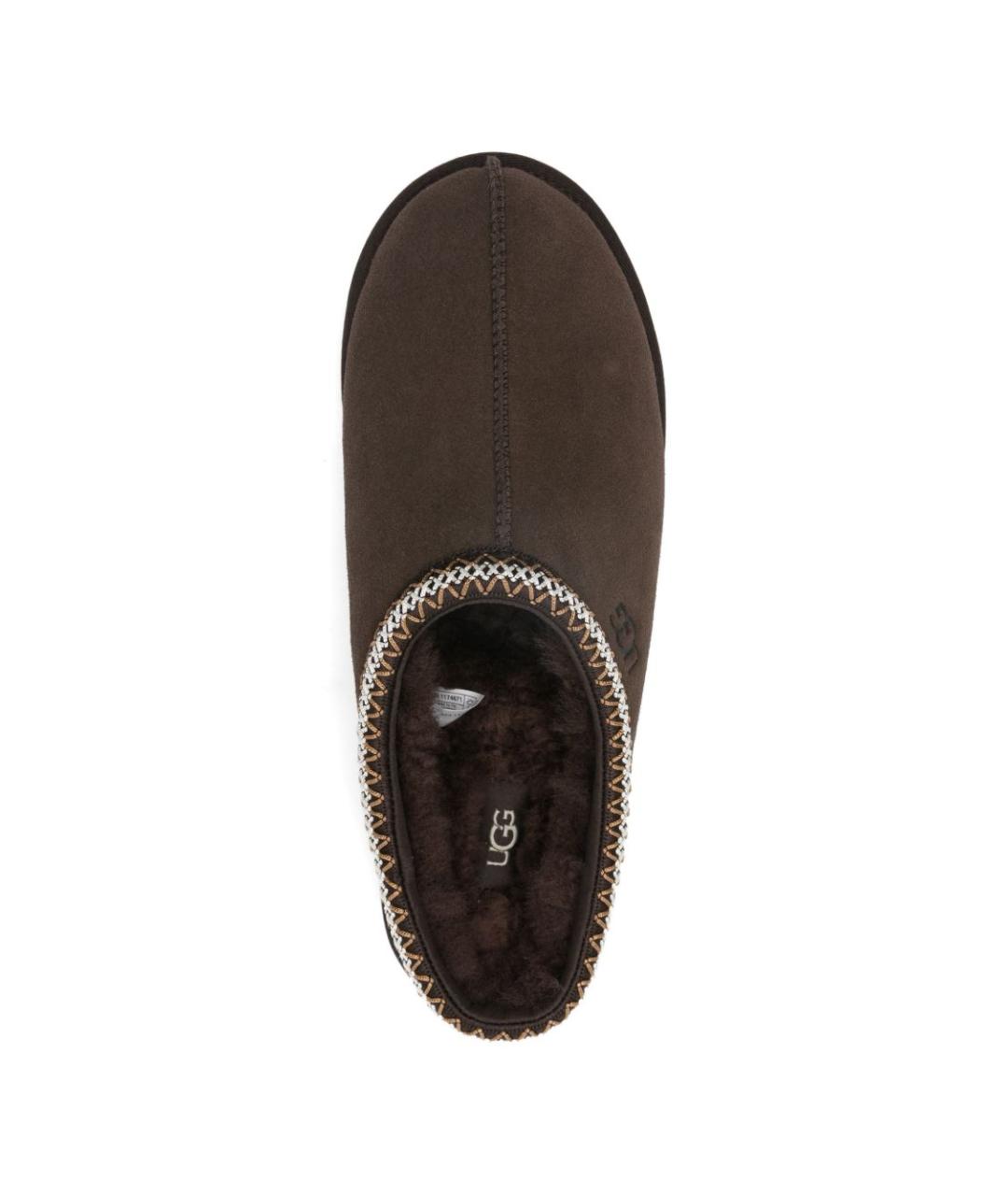 UGG Коричневые кожаные низкие ботинки, фото 4