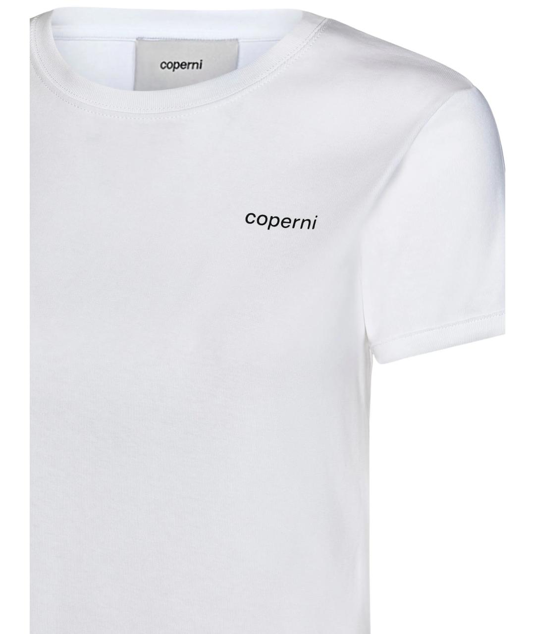 COPERNI Белая хлопковая футболка, фото 2