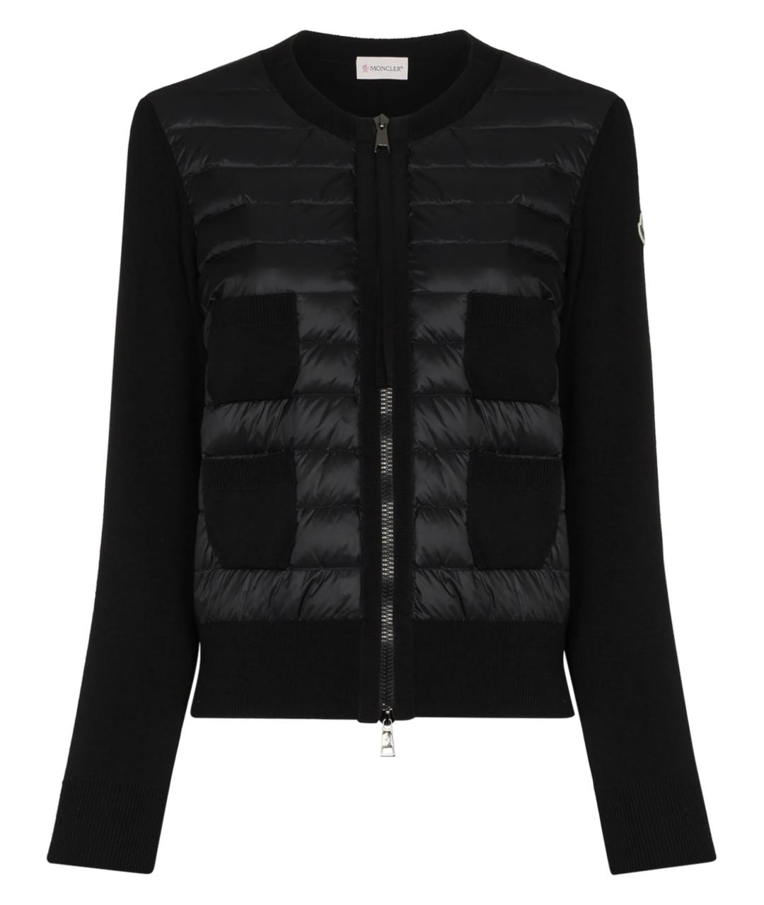 MONCLER Черный кардиган, фото 1
