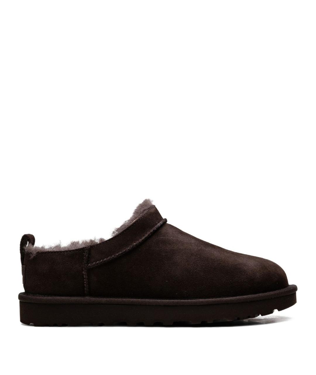 UGG Коричневые кожаные сабо, фото 6